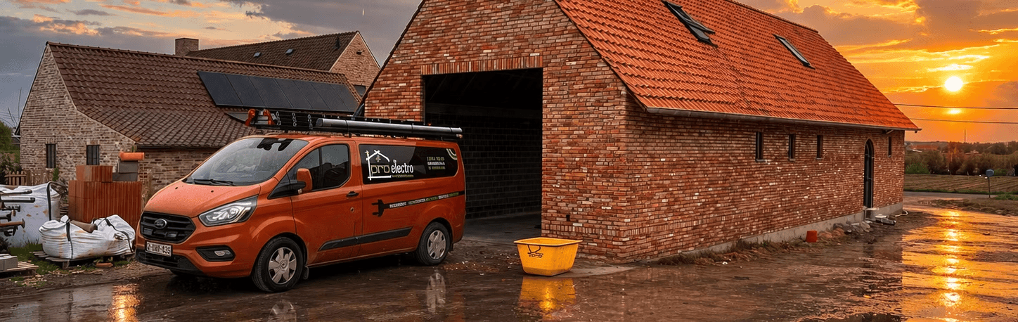Elektrische installatie in ruime garage op maat
